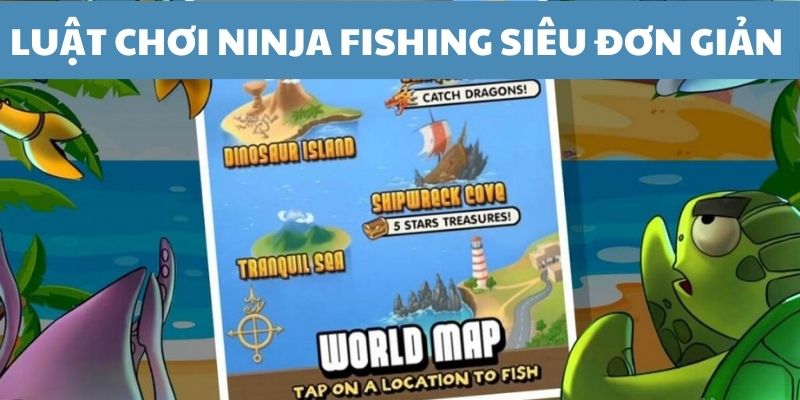 Luật chơi game Ninja Fish vô cùng đơn giản 